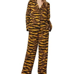 DKNY Tiger Print Pajama Set